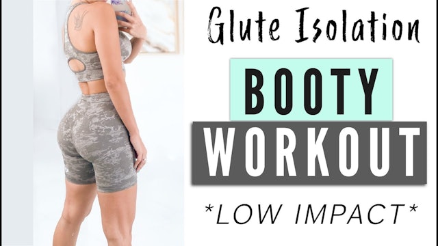 GROW BOOTY, NOT THIGHS - Home Booty Workout * low impact * 