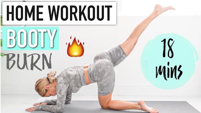 HOME BOOTY WORKOUT - Bodyweight booty...