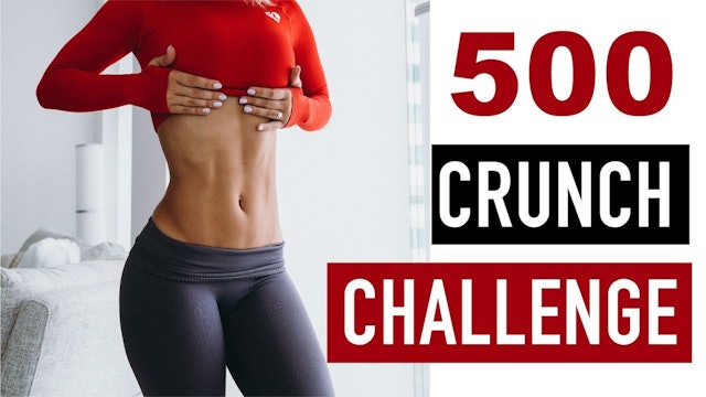 INTENSE AB WORKOUT - 500 crunch challenge by Vicky Justiz