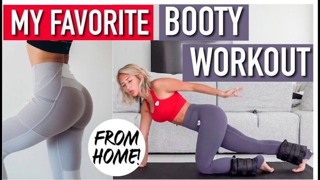 THE BEST BOOTY WORKOUT to grow your Glutes from HOME! (YT)