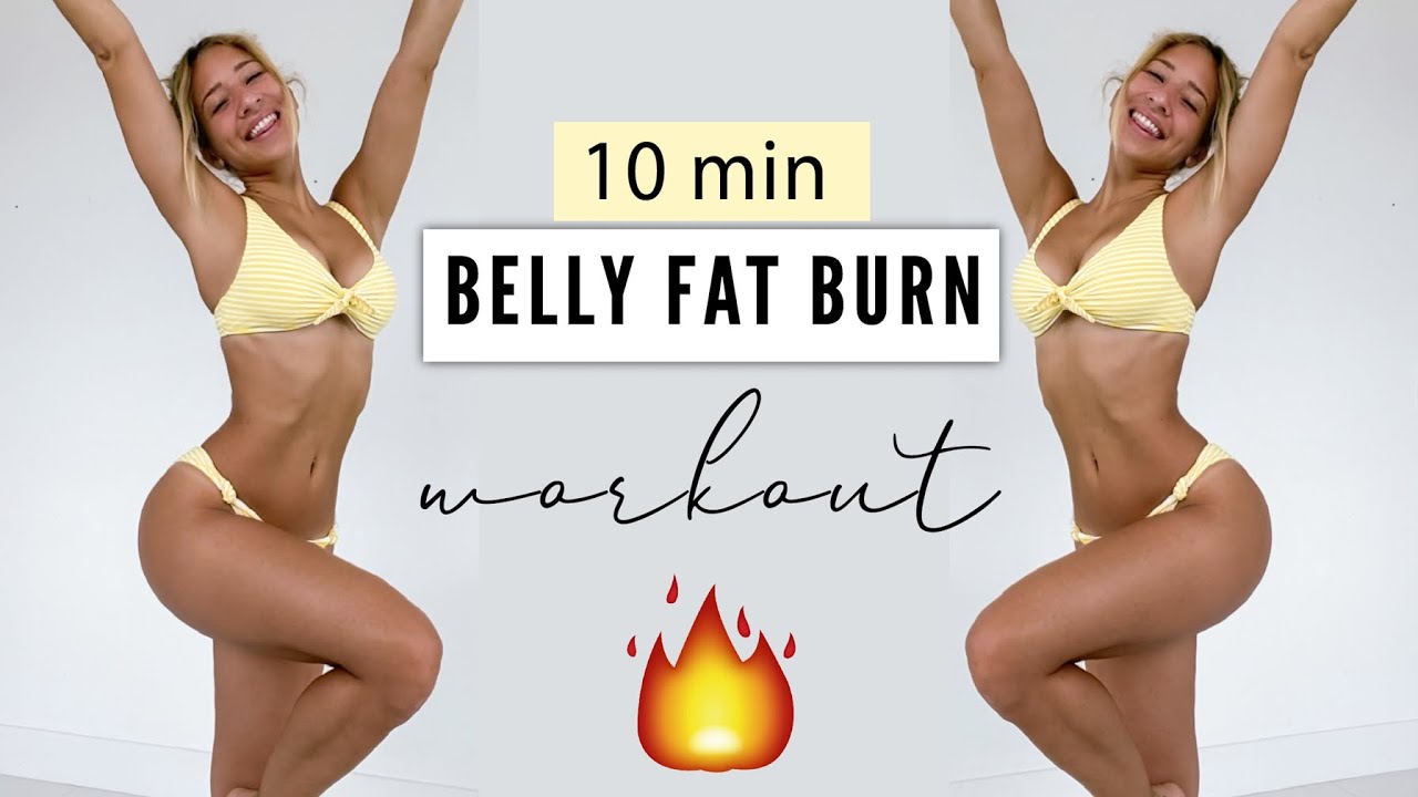 BELLY FAT BURN WORKOUT 🔥 HIIT Cardio Workout (YT)