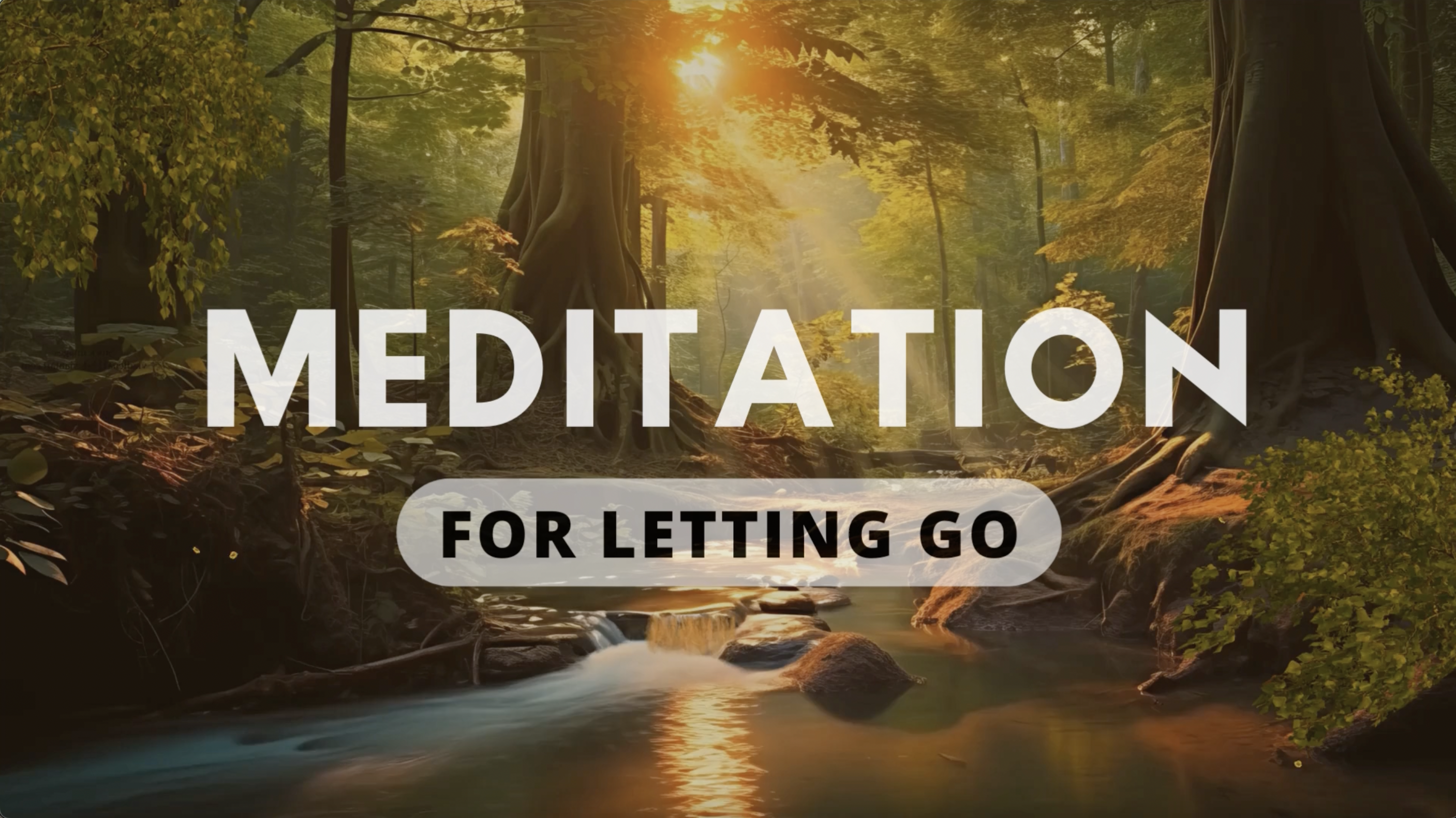 10 Min Meditation: FOR LETTING GO