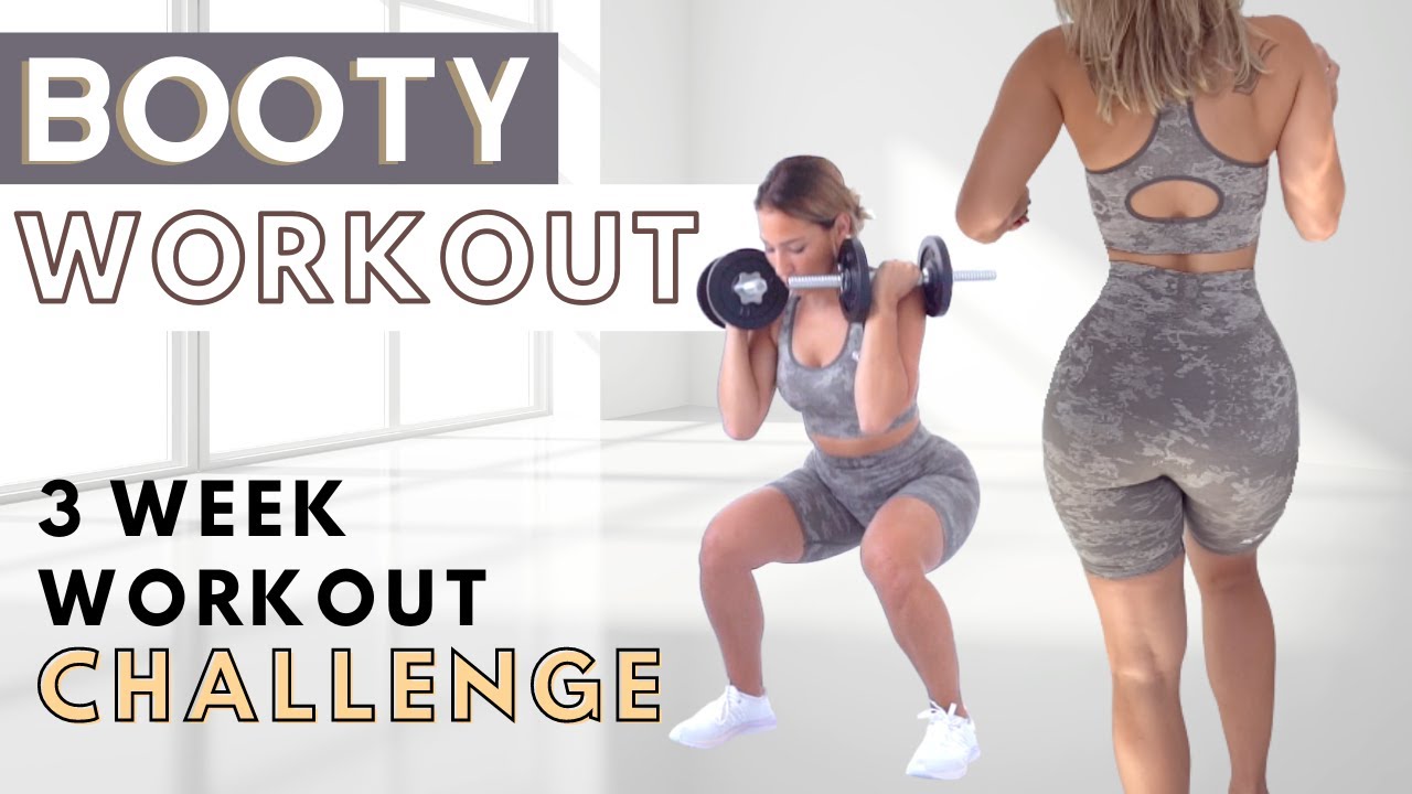Booty workout with dumbbells!