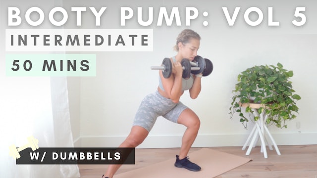BOOTY PUMP DUMBBELL WORKOUT / vol. 5