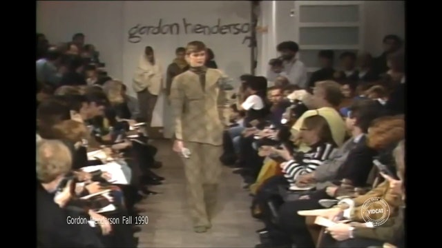Gordon Henderson Fall 1990 Fashion Show