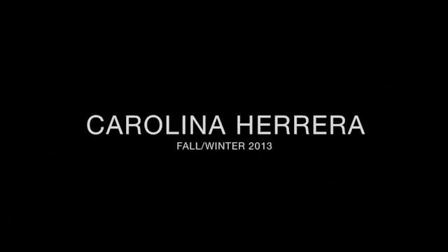 Carolina Herrera Fall 2013 Fashion Show