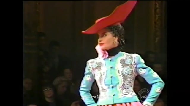 Christian Lacroix Couture Spring 1988...