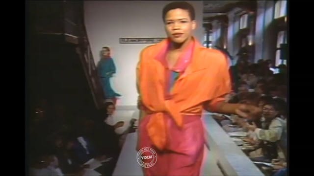 Eleanor Brenner Fall 1986 Fashion Show