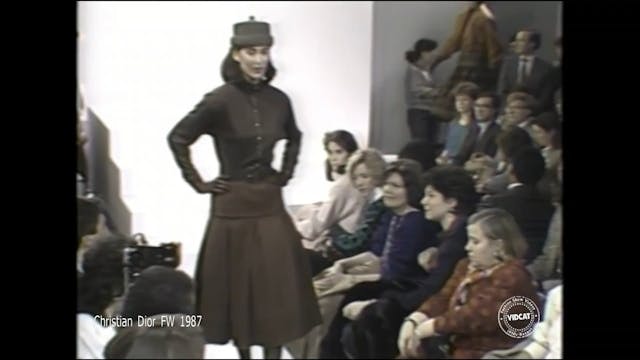 Christian Dior Fall 1987 Fashion Show