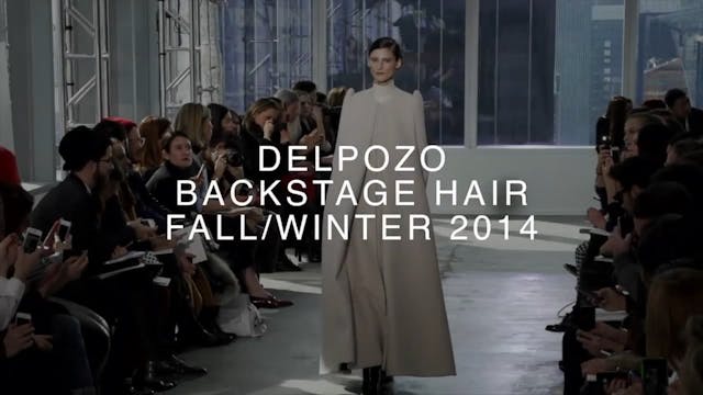 Backstage Hair: Delpozo