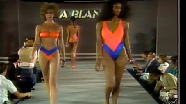 La Blanca Swimsuits 1986 Fashion Show
