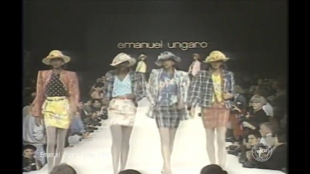 Emanuel Ungaro Spring 1991 Fashion Show