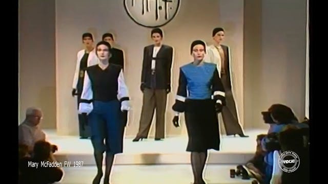 Mary McFadden Fall 1987 Fashion Show