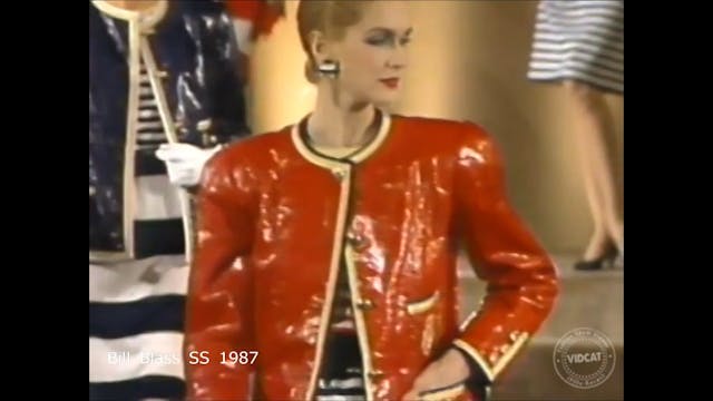 Bill Blass Spring 1987 Fashion Show