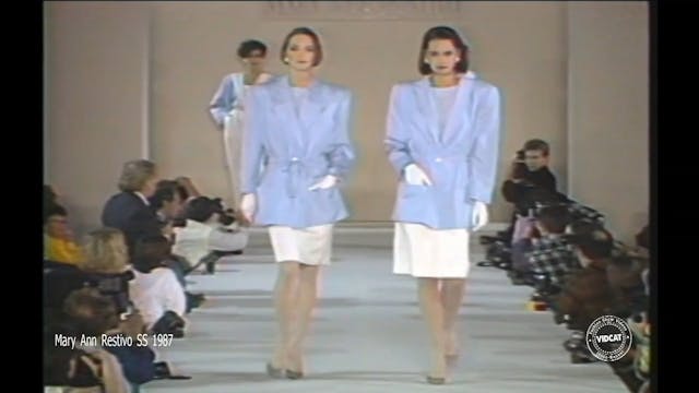 Mary Ann Restivo Spring 1987 Fashion ...
