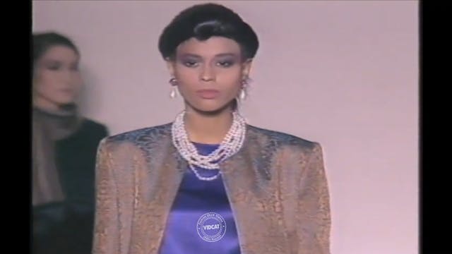 Mary McFadden Fall 1986  Fashion Show