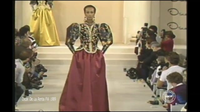 Oscar De La Renta Fall 1989 Fashion Show