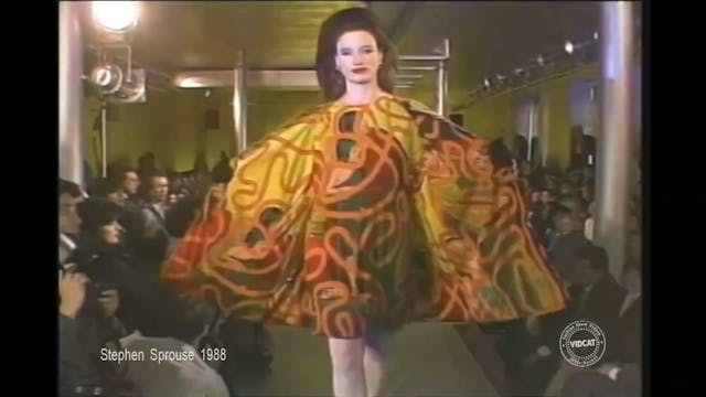 Stephen Sprouse Fall 1988 Fashion Show