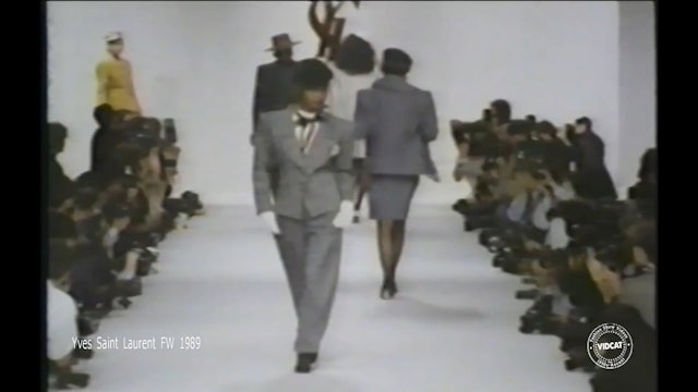 Yves Saint Laurent Fall 1989 Fashion Show