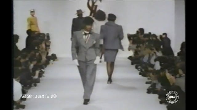 Yves Saint Laurent Fall 1989 Fashion ...