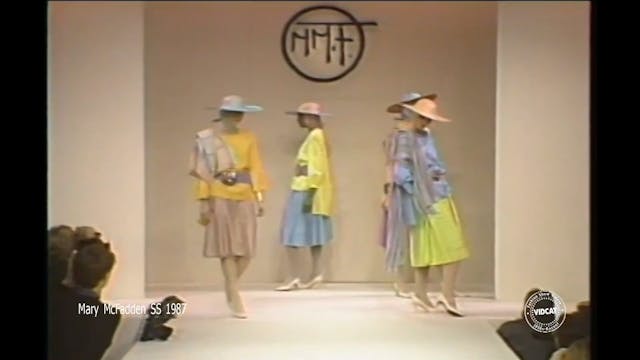 Mary McFadden Spring 1987 Fashion Show