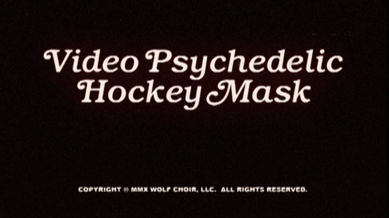 Video Psychedelic Hockey Mask