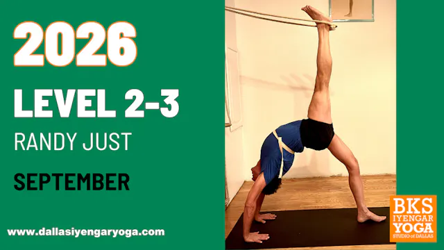 September 2026 - Level 2–3 with Randy Just