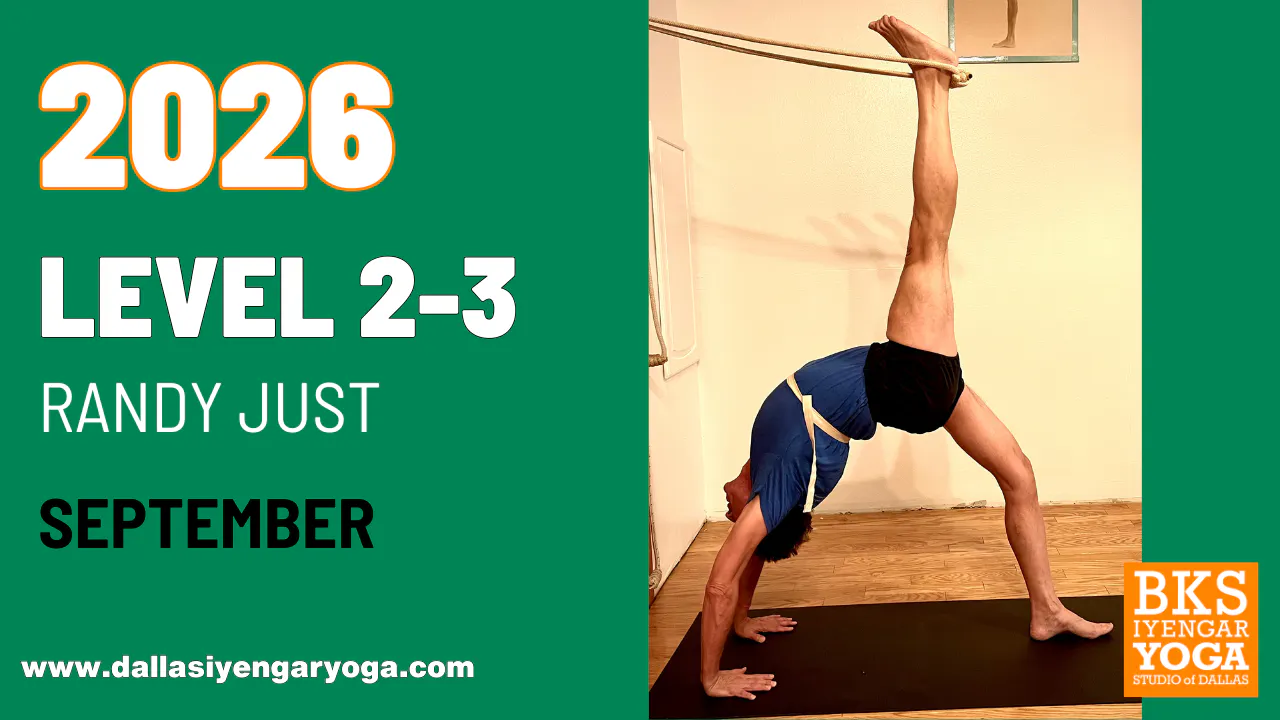 September 2026 - Level 2–3 with Randy Just