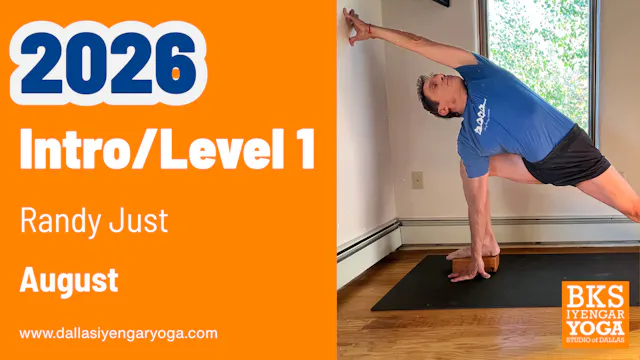 August 2026 intro/level 1 with Randy Just