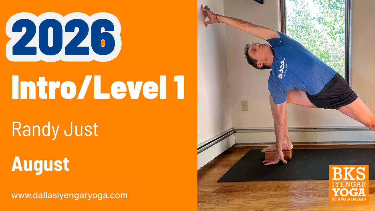 August 2026 intro/level 1 with Randy Just