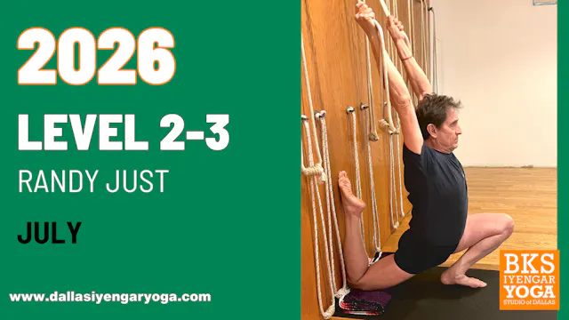 July 2026 - Level 2–3 with Randy Just