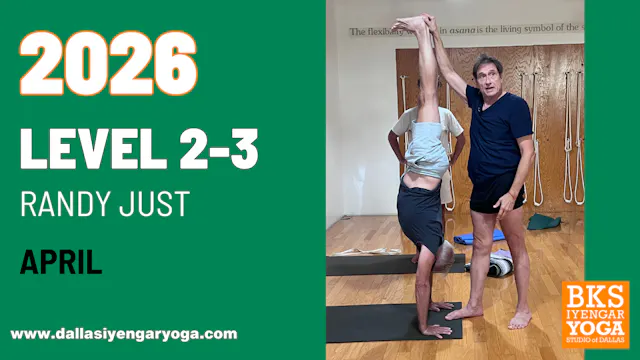 April 2026 - Level 2–3 with Randy Just