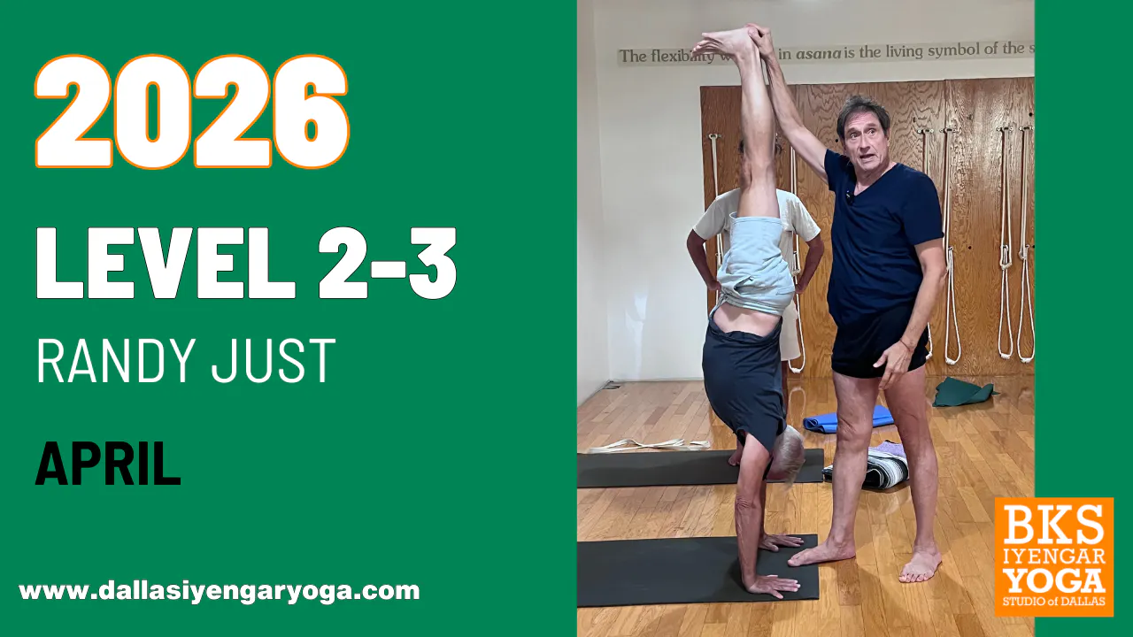 April 2026 - Level 2–3 with Randy Just