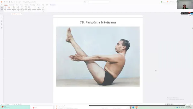 4-13-26 Gulnaaz Yoga Club 2026 Abdominal work:  Urdhva Prasarita Padasana, Jathara Parivartanasana, Navasana