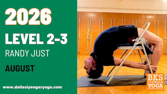 August 2026 - Level 2–3 with Randy Just