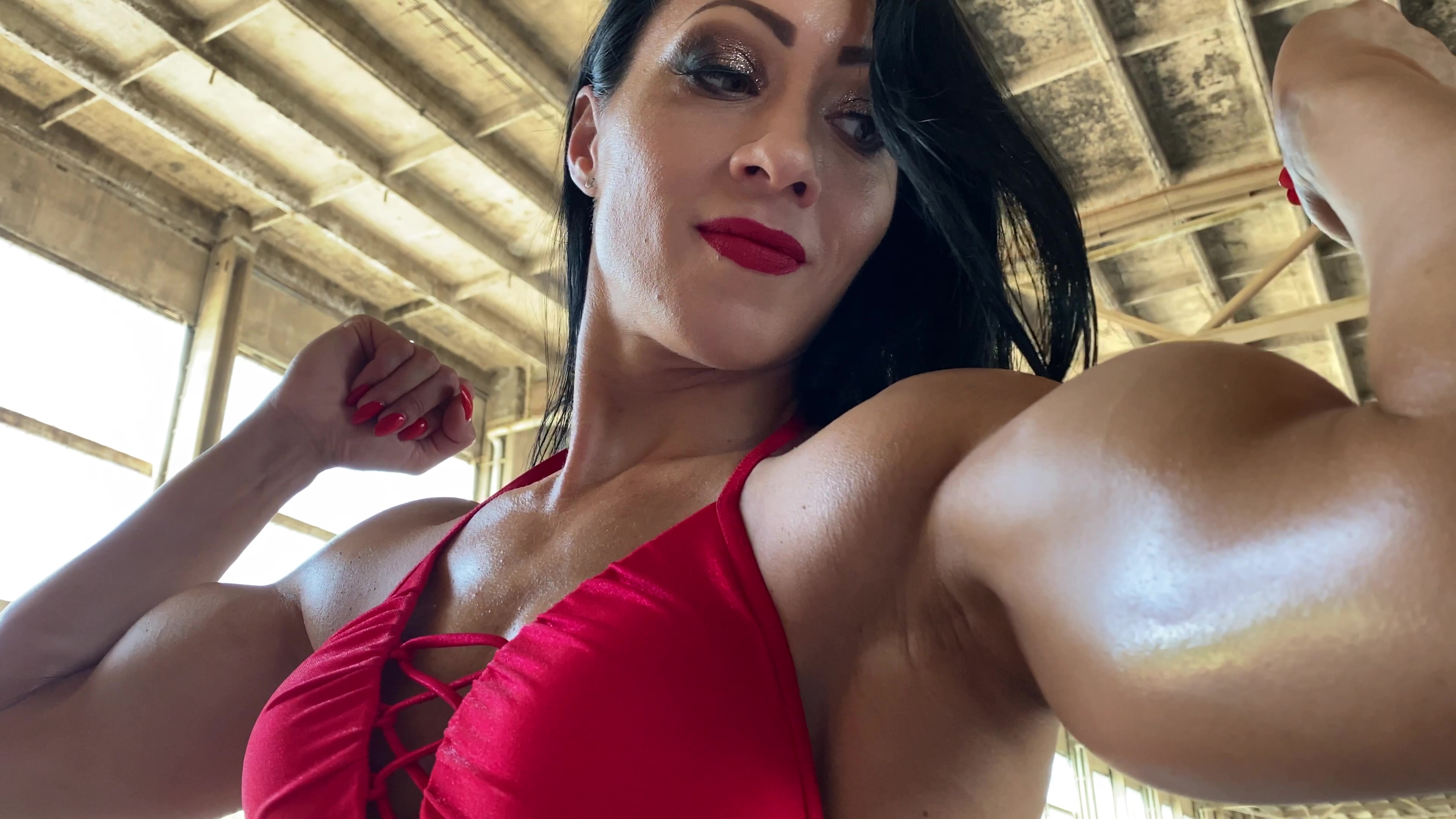 Monika Shooting Video 25