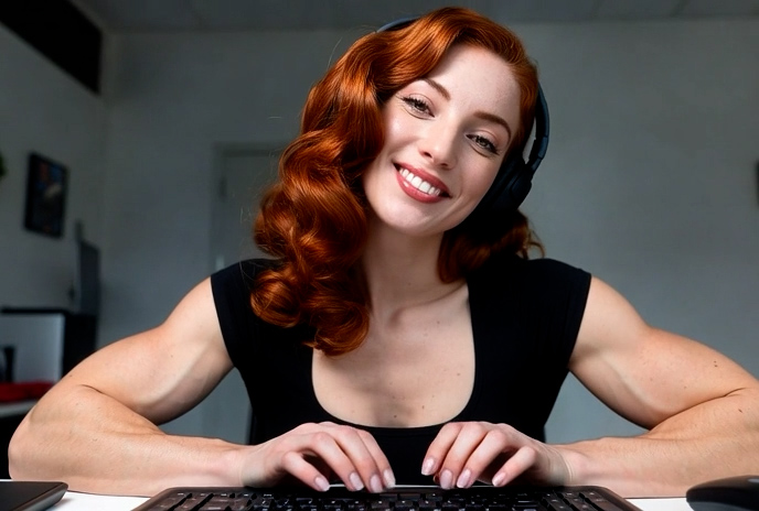 The Office Series - Redhead Secretary