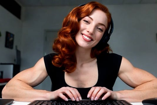 The Office Series - Redhead Secretary