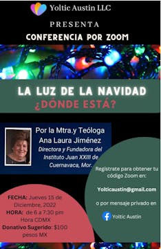 Charla: La Luz de la Navidad ¿Dónde está?