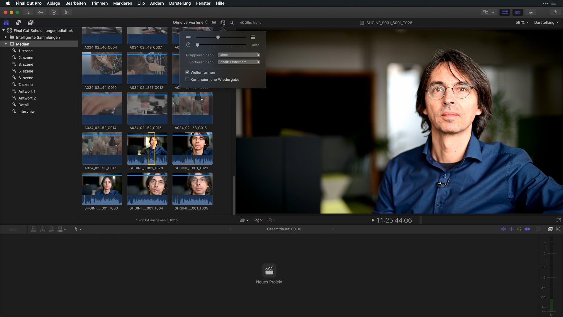 06 Optionen zur Clipdarstellung
