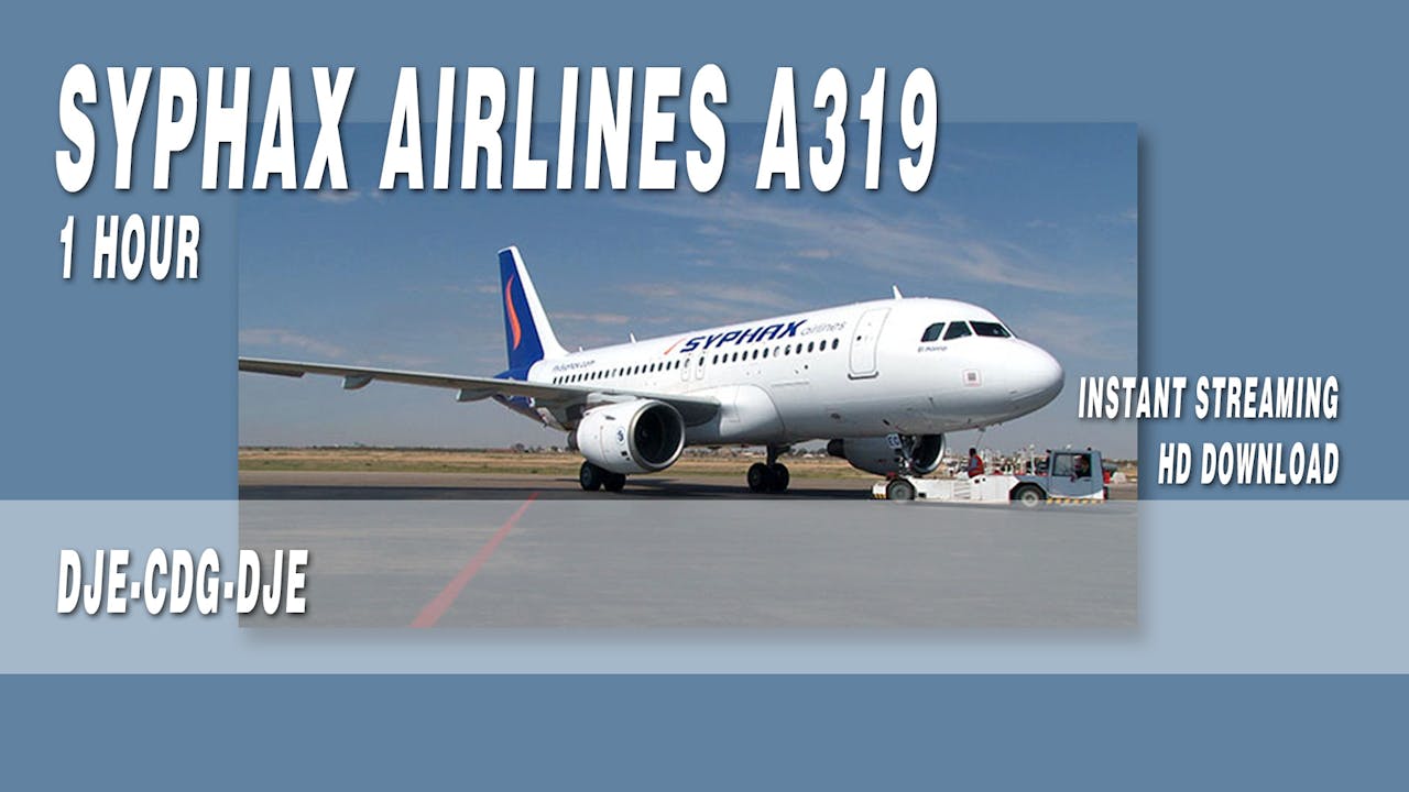 Syphax Airlines A319 BONUS DJE-CDG-DJE