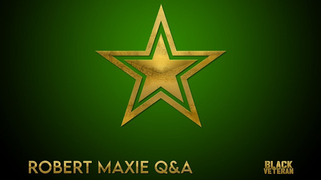 Robert Maxie Q&A