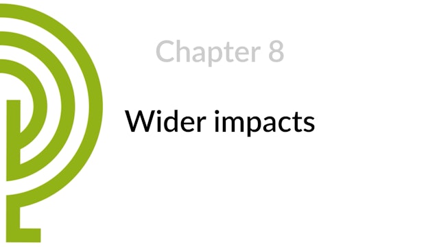 Chapter 8 - Wider impacts