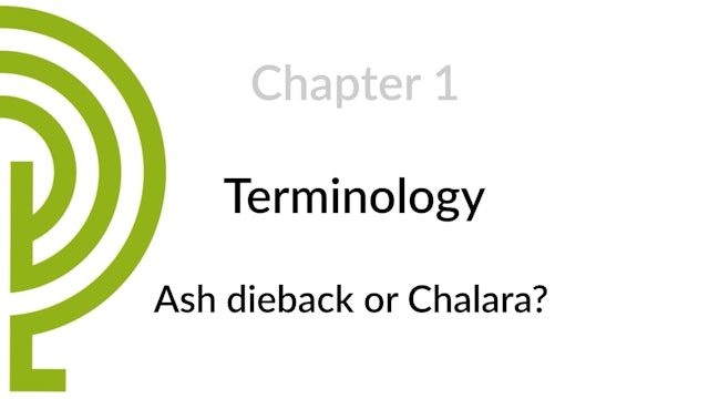 Chapter 1 - Terminology