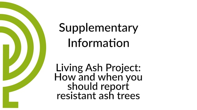 Chapter 12 (Supplementary) ESC and Living Ash Project