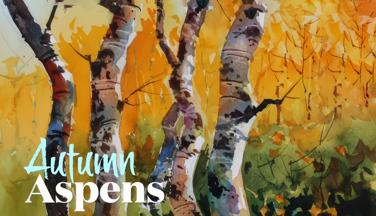 Autumn Aspens (demonstration)