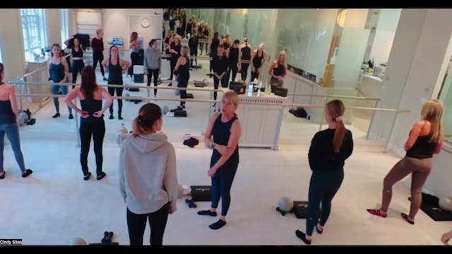 Live studio class with Cindy 