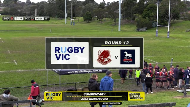 2022 RUGBY VIC DEWAR SHIELD RD12 Ende...
