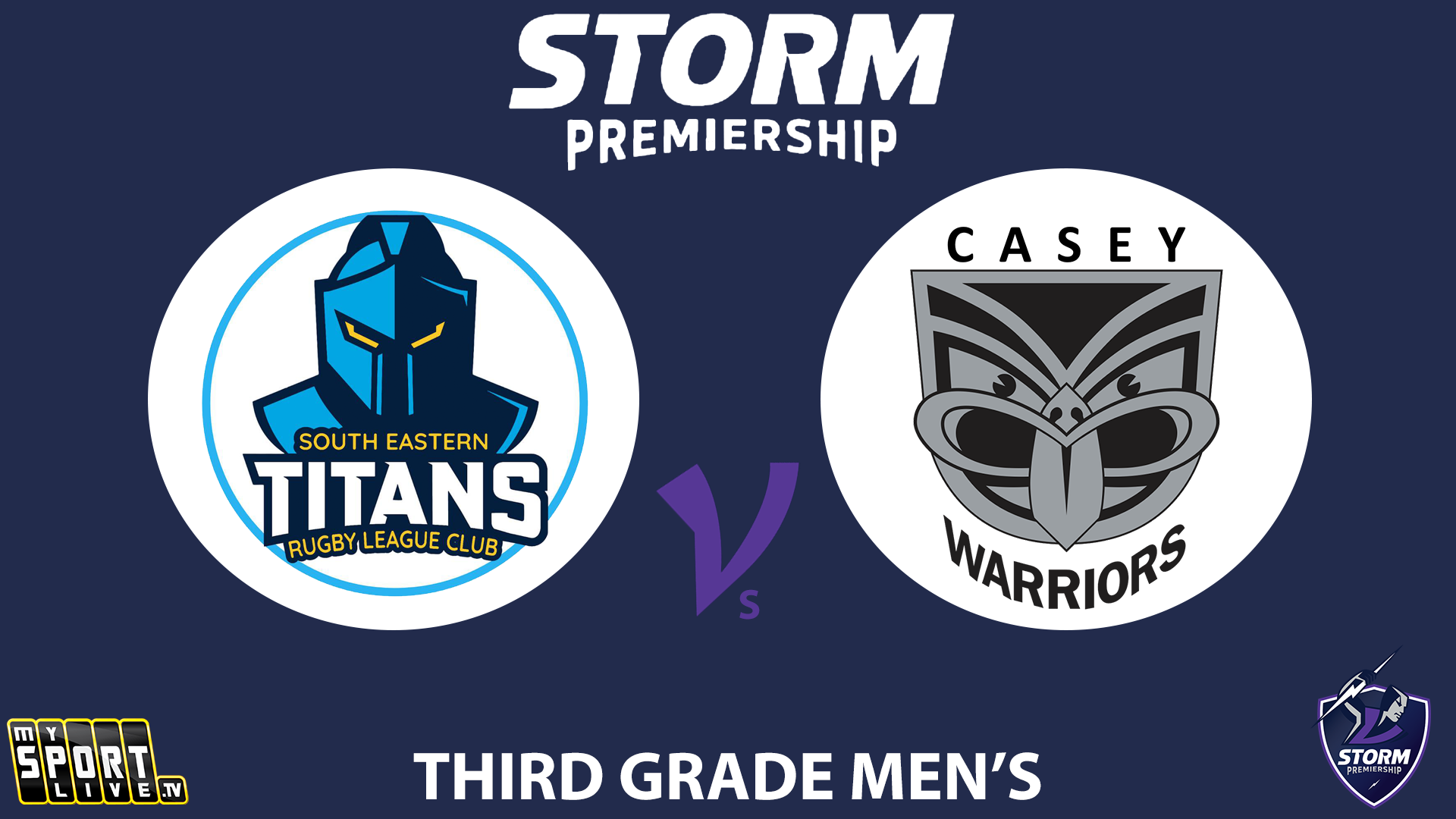 H2 2025 RD10 Third Grade Men - South Eastern Titans vs. Casey Warriors 