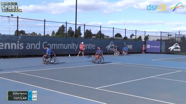 FRI - 2019 ITF Melbourne Wheelchair Tennis Open